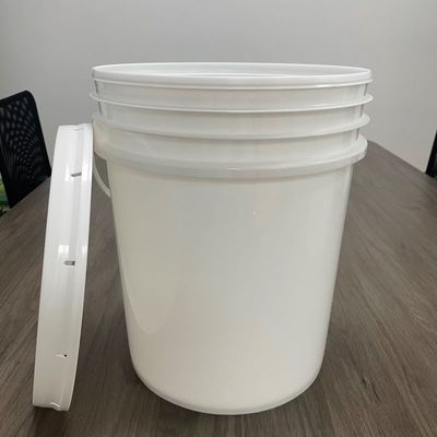 실크 스크린/열전달/IML 인쇄 플라스틱 버킷 5L/10L 밀폐 가능한 뚜??