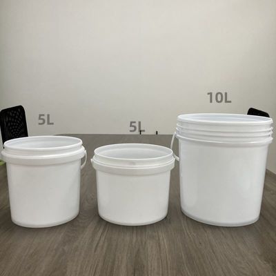 소화기술로 된 식품용 플라스틱 버킷 4L 5L 8L 10L 15L 18L