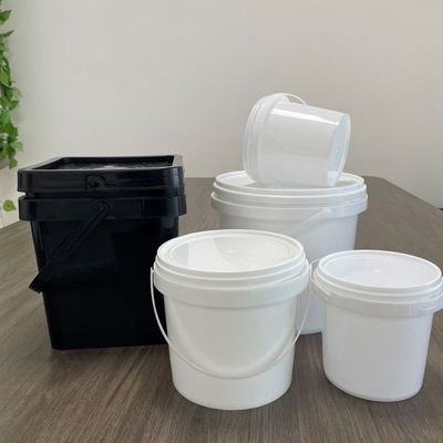 폴리프로필렌 맞춤형 욕조 3L 4L 5L 8L 10L 컨테이너 뚜?? 이 있는 플라스틱 버킷