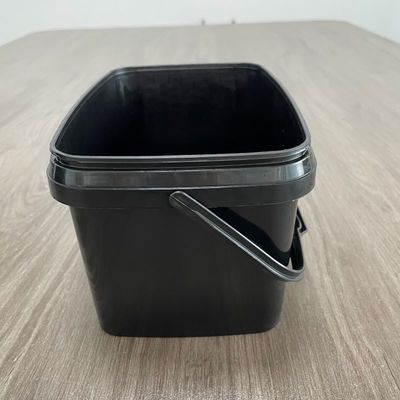 주문형 인쇄 화학 플라스틱 직사각형 버킷 뚜?? 과 손잡이 5L 10L 20L