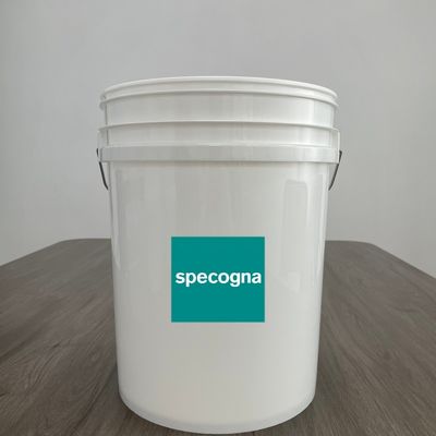 둥글 18L HDPE 중량 하얀 오일 페인트 세탁 플라스틱 버킷 뚜?? 과 손잡이