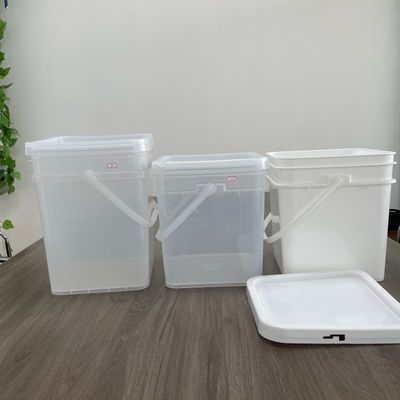 검은색 PP 평면 버킷 5L 6L 8L 10L