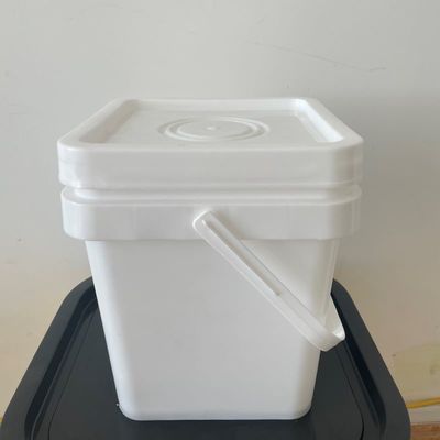 식품용 재료로 만든 음료 및 화장품용 5L 평방 플라스틱 버킷