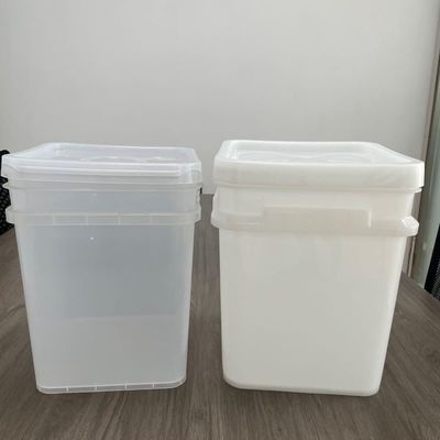 실크 스크린 인쇄 10L 20L 칸 플라스틱 버킷 뚜?? 과 폴리 프로필렌 재료