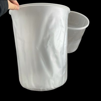 10.0-2.5mm 두께 일회용 버킷 라인어 20L 버킷 노란색 반 정적 플라스틱
