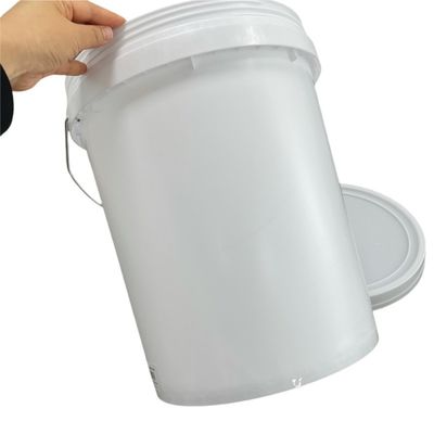 20 리터 HDPE 플라스틱 버킷, 변조 방지 스크루 뚜??, 내구성 있는 재료