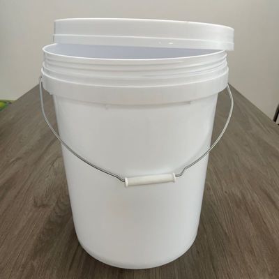 20 리터 HDPE 플라스틱 버킷, 변조 방지 스크루 뚜??, 내구성 있는 재료