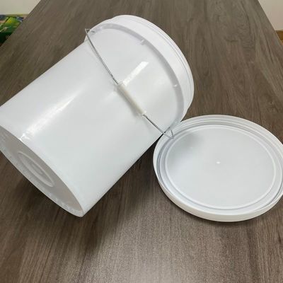 20 리터 HDPE 플라스틱 버킷, 변조 방지 스크루 뚜??, 내구성 있는 재료