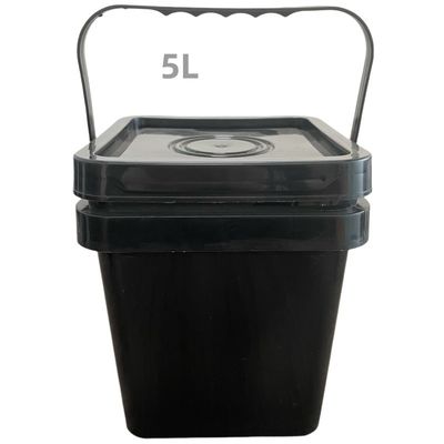 내구성 있는 재료와 맞춤형 인쇄를 가진 화학 HDPE 정사각형 플라스틱 버킷