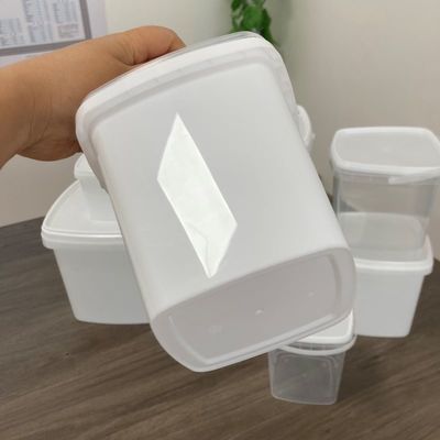 뚜?? 을 가진 평면 덩어리 1L 플라스틱 컨테이너 열 전달 인쇄 및 GAP 승인