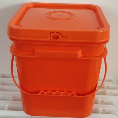4L 5L 6L 8L 10L plastik square bucket with handle and lid 손잡이와 뚜?? 이 있는 플라스틱 평면 덩어리