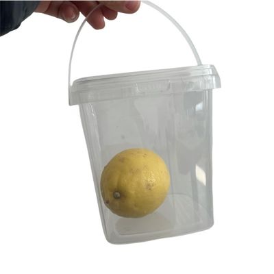 1 갤론 플라스틱 버킷 액세서리 버킷 뚜?? 손잡이 HDPE 흰색 또는 선명한 인쇄