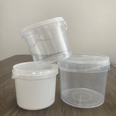 내구성 1L 캔디 버킷 32oz 인쇄 된 팝콘 플라스틱 버킷 뚜?? 과 손잡이