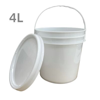 사용자 지정 로고 1L 2L 3L 4L 맑은 컨테이너 포장 뚜?? 이 있는 플라스틱 버킷