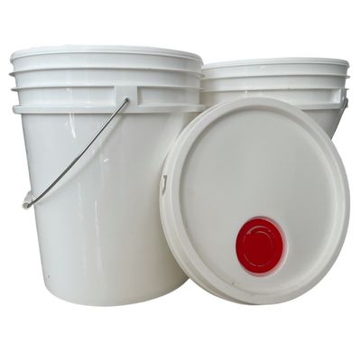 식품 등급 20L 흰색 플라스틱 컵 뚜?? 과 함께 GAP/ISO/FDA 인증 및 내구성