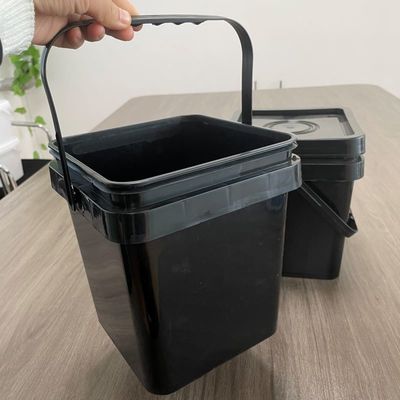 4L 5L 6L 8L 정사각형 플라스틱 버킷