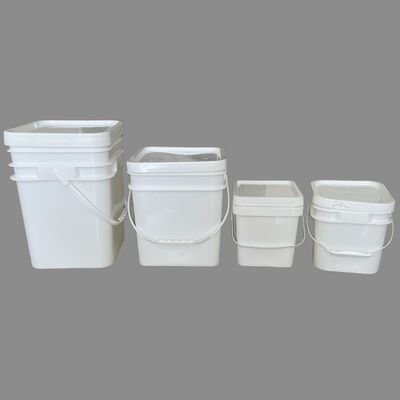 간식 맞춤형 3L 맑은 흰색 식품 등급 플라스틱 버킷