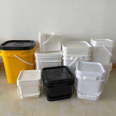 뚜?? 이 있는 4L 5L 6L 8L 10L 평면 버킷 내구성 있고 친환경 식품 저장 솔루션