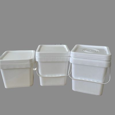 10 리터 HDPE 플라스틱 덩어리 둥근 또는 사각형 내구성 있고 견고함 1.0-2.5 MM 두께
