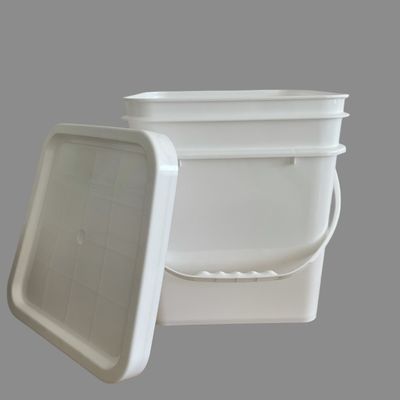 10 리터 HDPE 플라스틱 덩어리 둥근 또는 사각형 내구성 있고 견고함 1.0-2.5 MM 두께