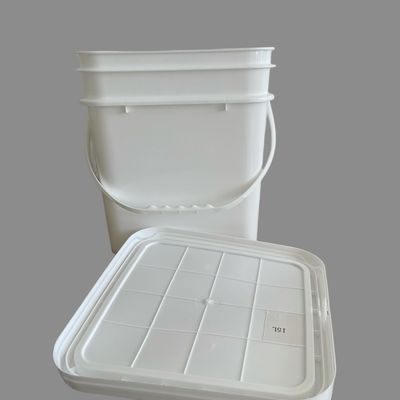 플라스틱 버킷 투명 투명 식품 등급 플라스틱 1 ~ 20L 우유 플라스틱 컵 뚜??