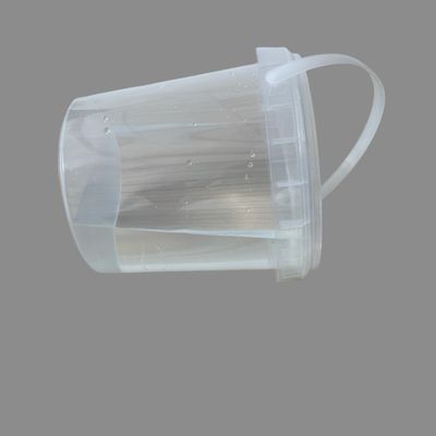 1L PP 식품 등급 플라스틱 둥근 버킷 사용자 지정 인쇄 된 누출 방지 두께 1.0 ~ 2.5 mm