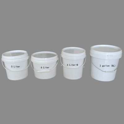 2,0mm 두께와 무료 샘플을 포함 경쟁적인 흰색 둥근 플라스틱 버킷