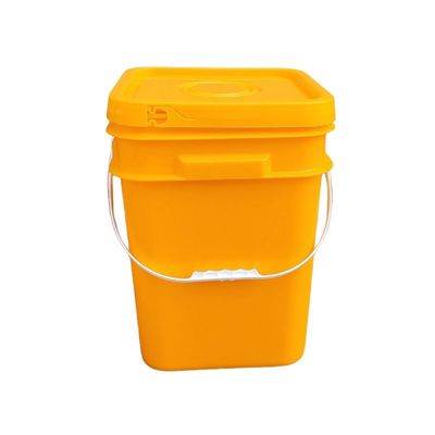 20L 평면 플라스틱 배럴 드럼 버킷