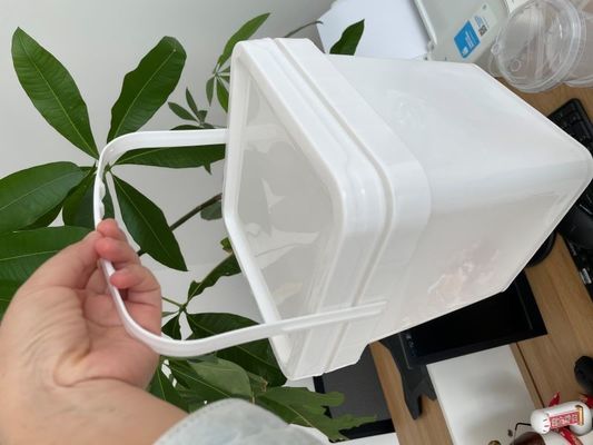 둥근 또는 사각형 버킷 쉽게 열고 닫는 뚜?? 과 함께 3L 사각형 플라스틱 버킷을 사용자 정의