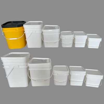 뚜?? 과 금속 손잡이가 있는 맞춤형 색상 정면 플라스틱 버킷 GAP/ISO/FDA 인증