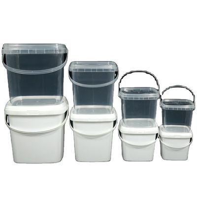 뚜?? 과 금속 손잡이가 있는 맞춤형 색상 정면 플라스틱 버킷 GAP/ISO/FDA 인증