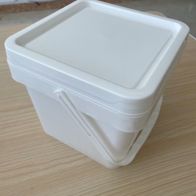 5 갤런 6 갤런 7 갤런 정사각형 플라스틱 버킷 손잡이 식품 등급 폴리 프로필렌