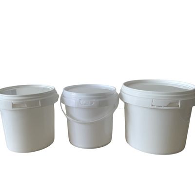 1L-10L 뚜?? 과 손잡이 다기능 두께 1.0-2.5mm의 선명한 플라스틱 버킷