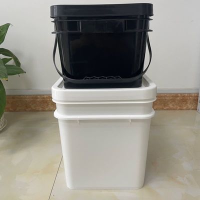 피클 5L 6L 8L 10L 맞춤 컬러 로고와 쉽게 열 수 있는 평면 플라스틱 버킷