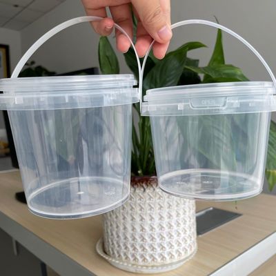 폴리프로필렌 버킷 1.0 ~ 2.5MM 두께 튼튼한 플라스틱 드럼 및 버킷