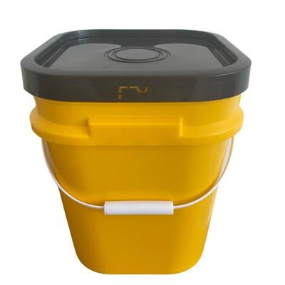 쉬운 오픈 클로즈 퀘어 플라스틱 버킷 5L 8L 10L 15L 20L 두께 1.0 ~ 2.5MM 내구성