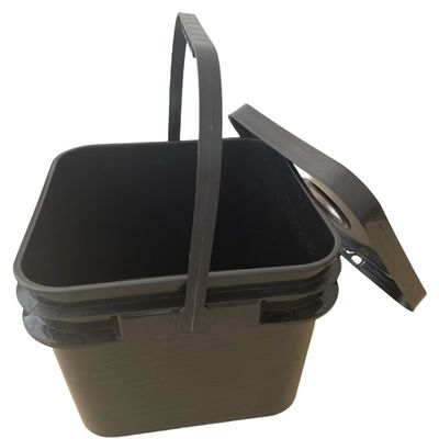 쉬운 오픈 클로즈 퀘어 플라스틱 버킷 5L 8L 10L 15L 20L 두께 1.0 ~ 2.5MM 내구성