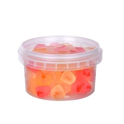 500ml 맑은 또는 색상 모든 종류의 음식을 위한 플라스틱 버킷 버킷