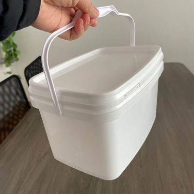 폴리프로필렌 손잡이 플라스틱 평면 병 4L 5L 6L 8L 10L 음료 운송