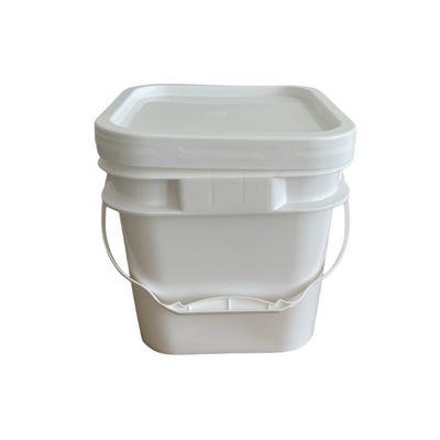 실크 스크린/열량 전송/IML 1.0-2.5mm 뚜?? 이 있는 플라스틱 버킷 4 리터 버킷