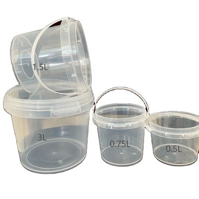 300ml 500ml 750ml 1L 에포시 화학물질 용 플라스틱 버킷 두께 1.0 ~ 2.5MM
