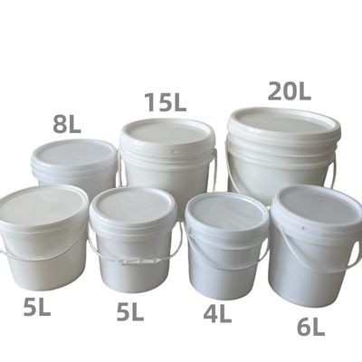 도구 5L / 8L / 10L 사용자 정의 인쇄 뚜?? 이있는 플라스틱 버킷 버킷