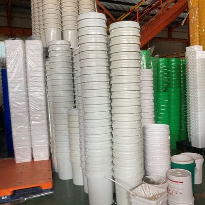 도구 5L / 8L / 10L 사용자 정의 인쇄 뚜?? 이있는 플라스틱 버킷 버킷