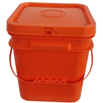 액세서리 버킷 직사각형 플라스틱 버킷 3L 5L 20L을위한 뚜?? 및 손잡이