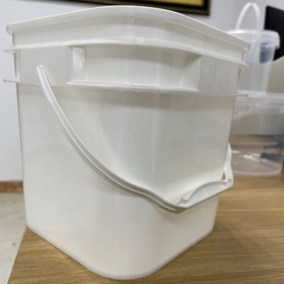 액세서리 버킷 직사각형 플라스틱 버킷 3L 5L 20L을위한 뚜?? 및 손잡이