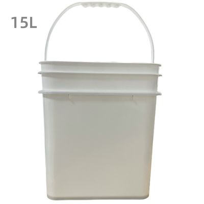 8L/10L/3 갤론 HDPE 인쇄 된 커버 두께가있는 정사각형 플라스틱 버킷 HDPE 인쇄 된