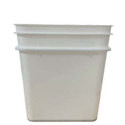8L/10L/3 갤론 HDPE 인쇄 된 커버 두께가있는 정사각형 플라스틱 버킷 HDPE 인쇄 된