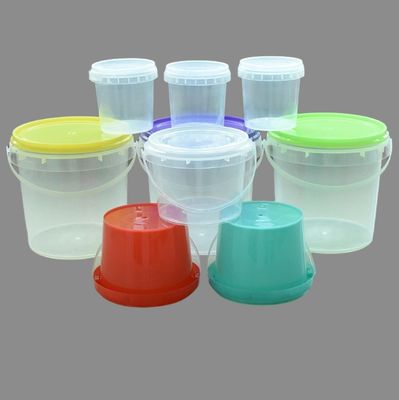 1L-10L 둥근 PP HDPE 물질과 두께 1.0-2.5mm의 식품 등급 플라스틱 배트