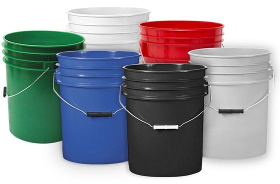 쉬운 개방 뚜?? 25L 및 7 갤런 HDPE 플라스틱 버킷 사용자 정의 인증서 GAP/ISO/FDA