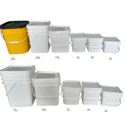 1L, 2L, 3L, 5L, 6L, 10L, 15L, 20L, 25L의 플라스틱 버킷